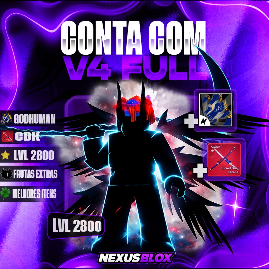 👿CONTA COM GHOUL V4 FULL + GODH + CDK + LVL 2800 + ITENS RANDOM