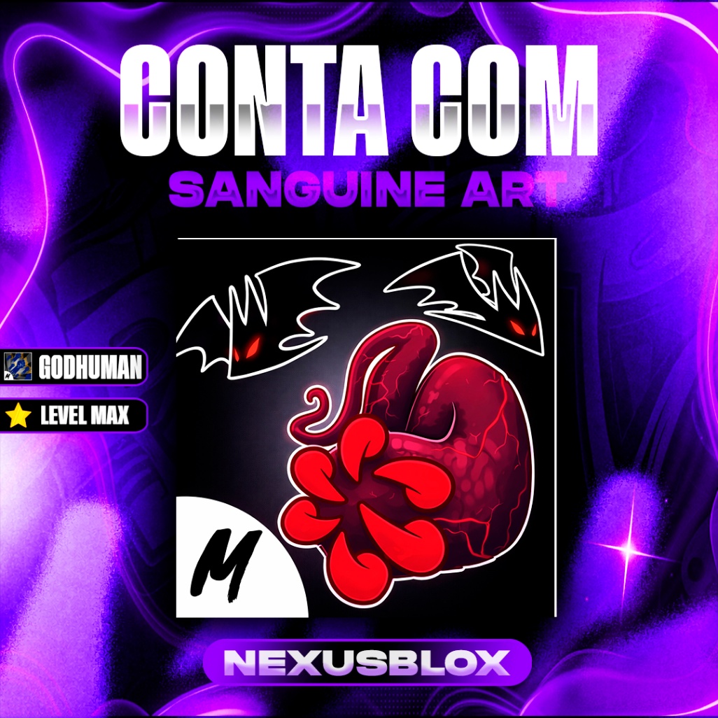 🟥CONTA COM SANGUINE-ART