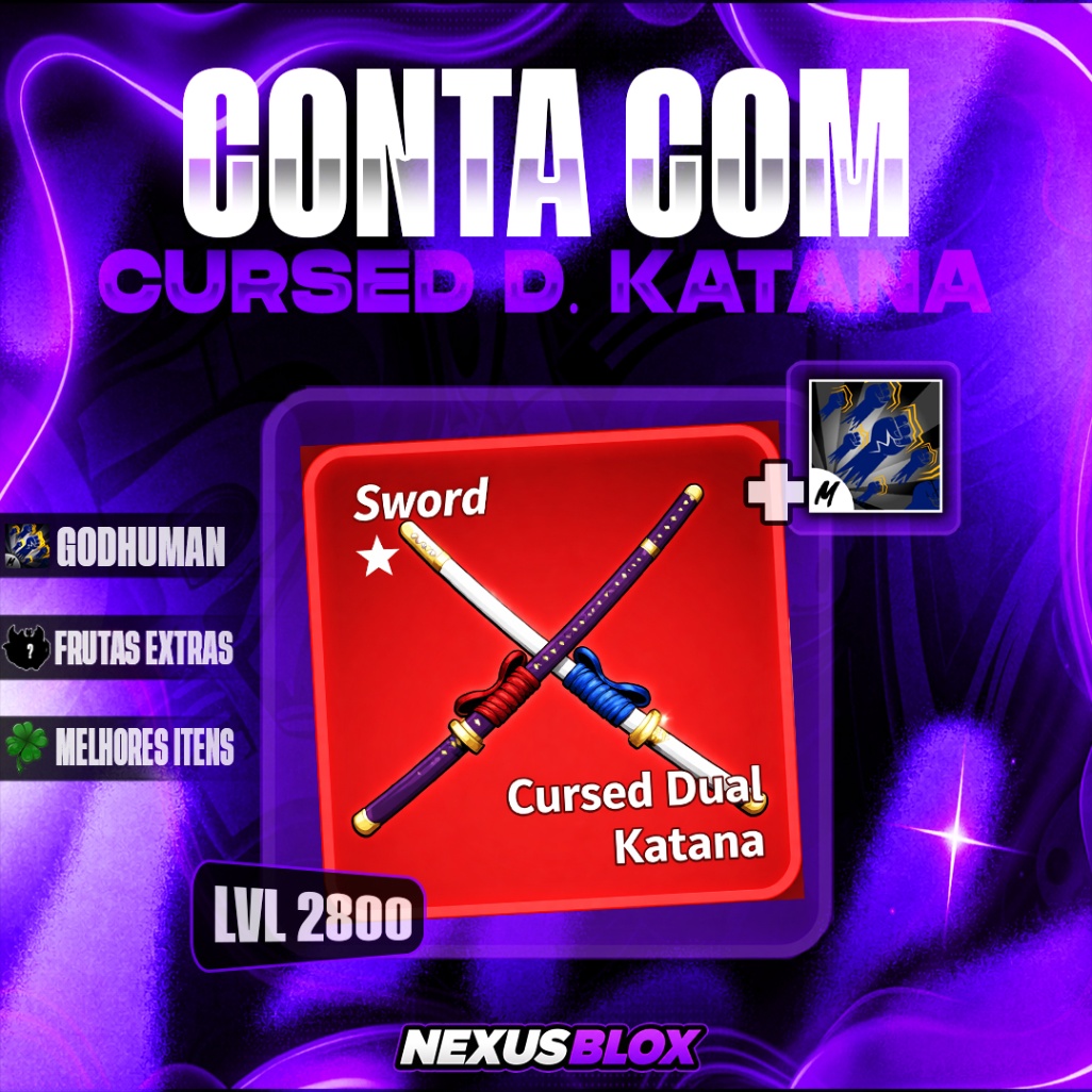 ⚔️ CONTA COM CDK + GODH + LVL 2800 + ITENS RANDOM