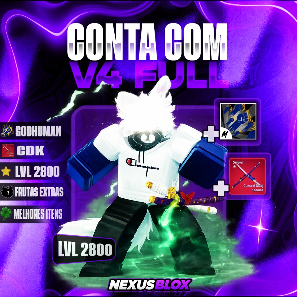 🐇CONTA COM MINK V4 FULL + GODH + CDK + LVL 2800 + ITENS RANDOM