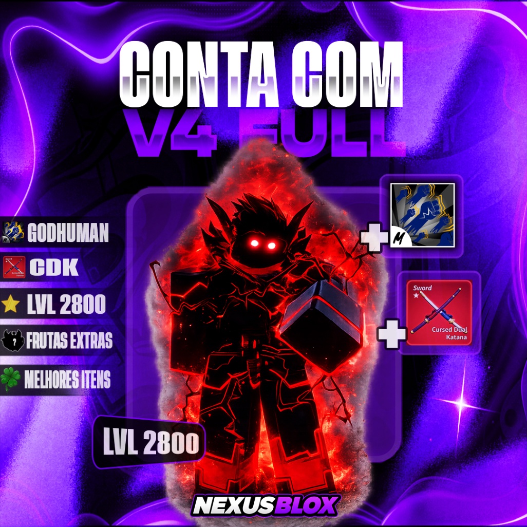 🎲CONTA COM RANDOM V4 FULL + GODH + CDK + LVL 2800 + ITENS RANDOM